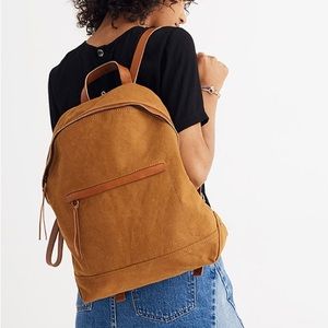 MADEWELL The Charleston Backpack - sturdy canvas and Italian leather
